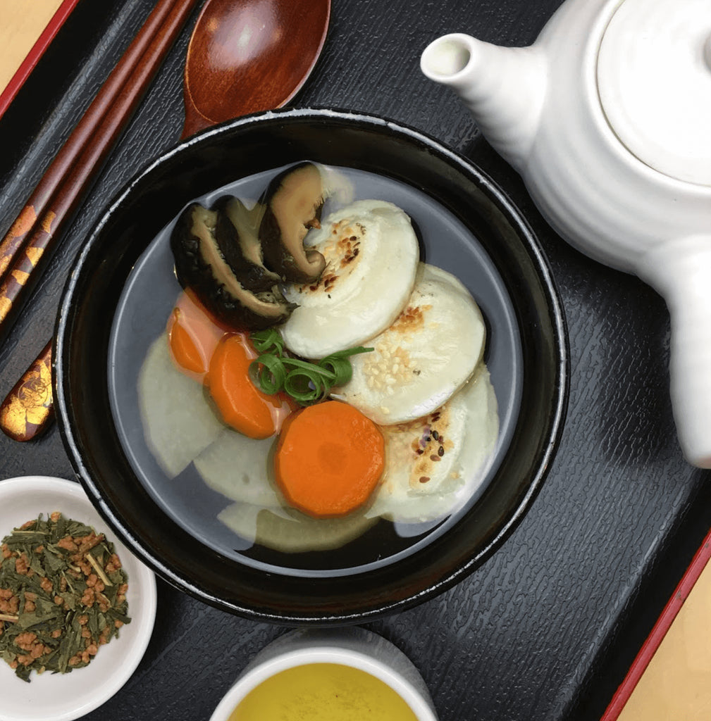 Ozoni with Genmaicha
