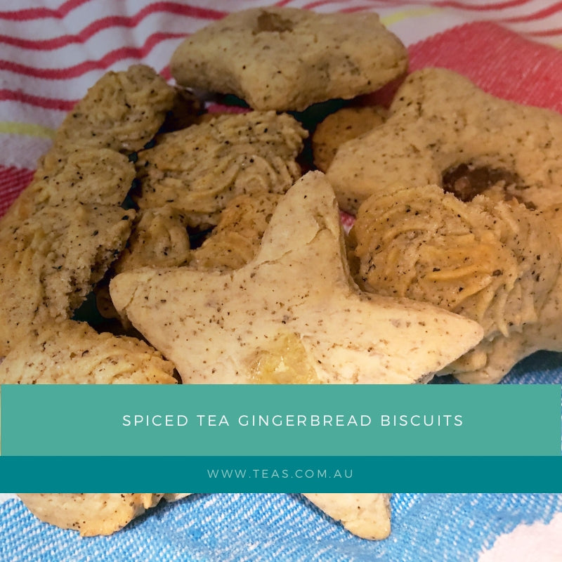 Spiced Tea Gingerbread Biscuits