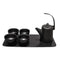 Teapot Set - Kung Fu Tea Set - Ceramic - 250ml - Black
