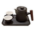 Teapot Set - Kung Fu Tea Set - Ceramic/Wood - 350ml - Black