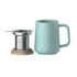Infuser Mug - Ceramic - 500ml - Aqua Blue