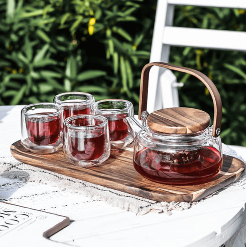 Teapot Set - Glass - 600ml
