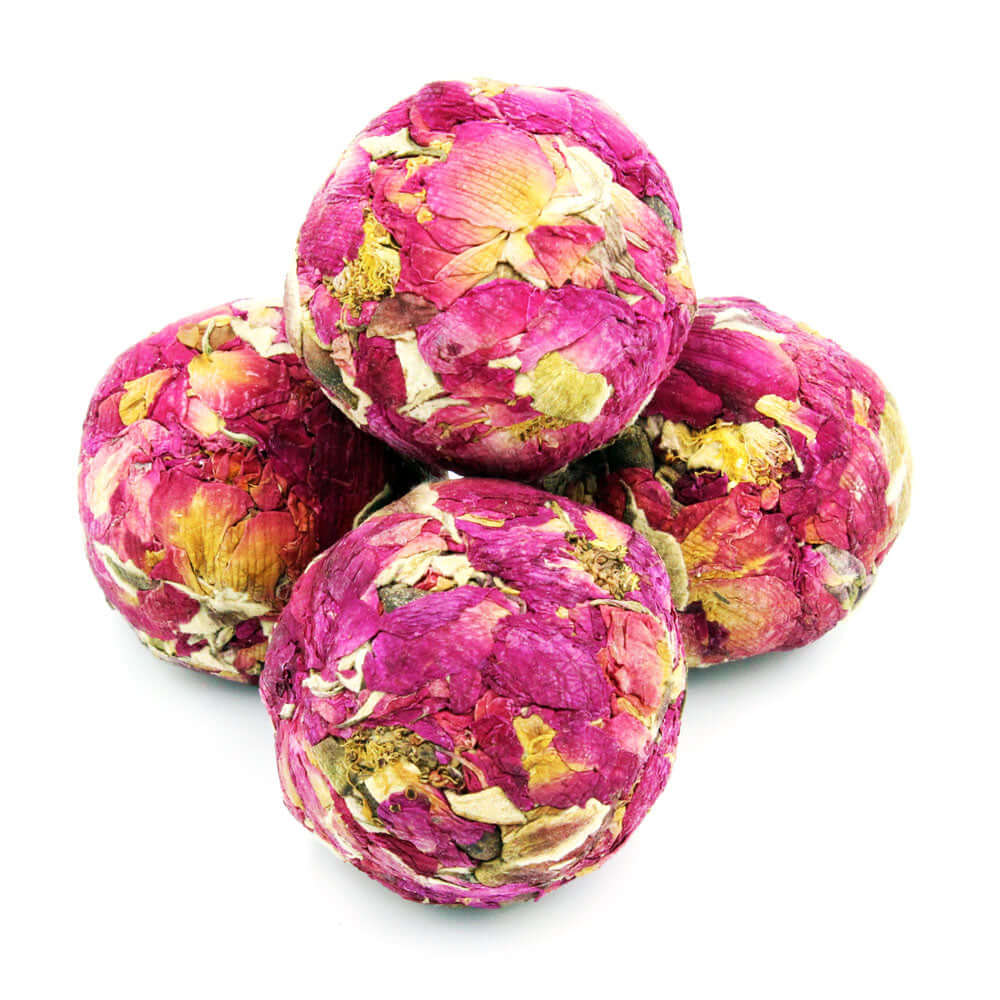 Flowering Tea - Blooming Tea Balls | Rose Tea Ball– Teas.com.au
